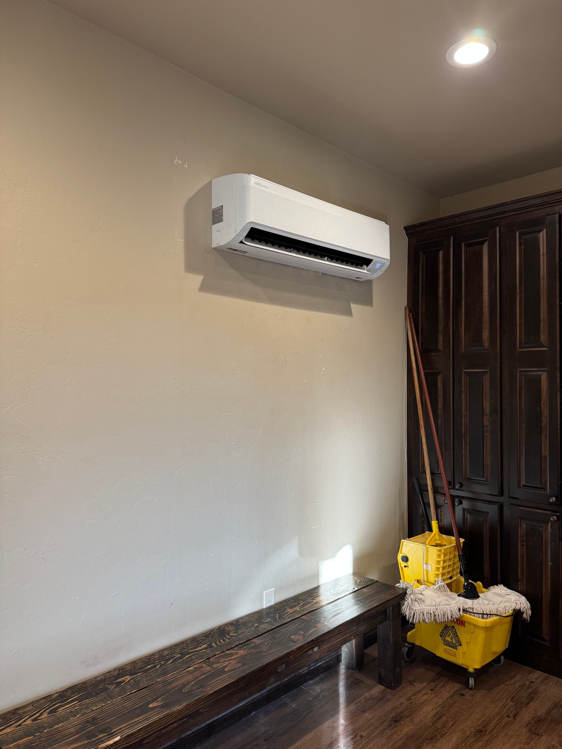 Not So Mini Split Installation at Whispering Creek