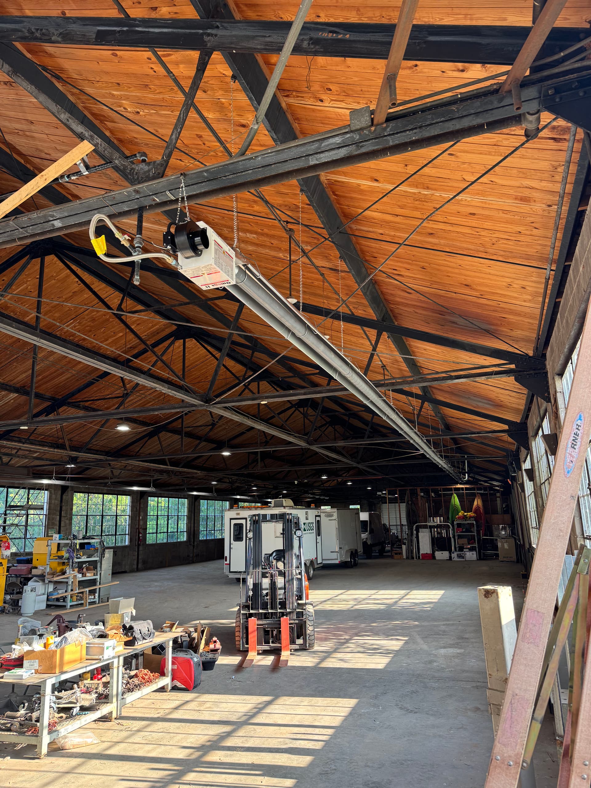 Gallery photos for Installation of Hanging Heaters at the Oklahoma Wildlife & Fish Game Building: Image #6