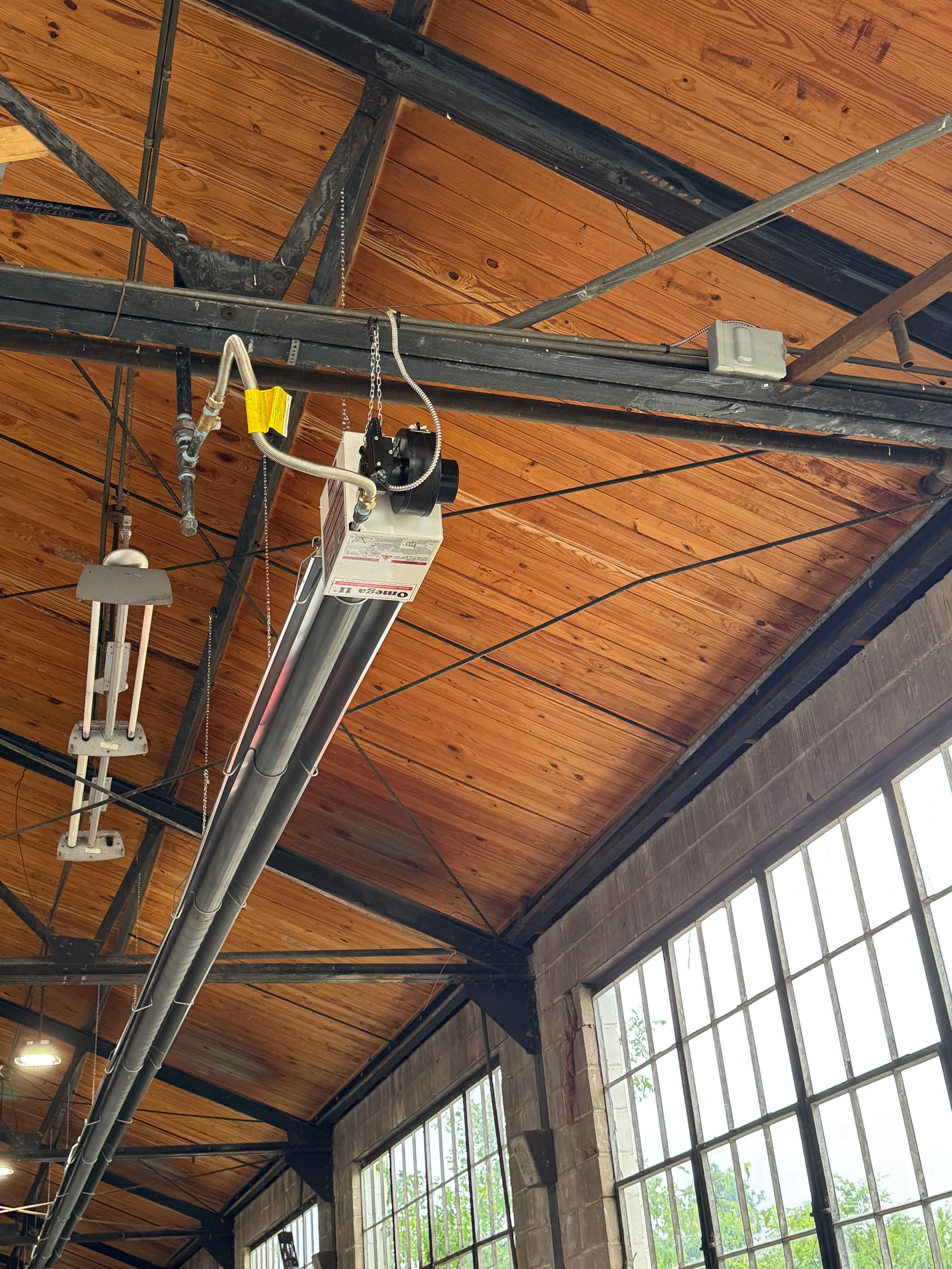 Project Installation of Hanging Heaters at the Oklahoma Wildlife & Fish Game Building image